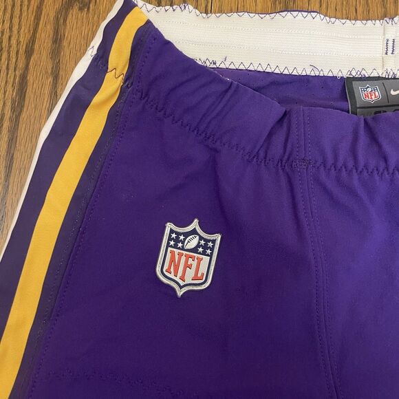 Kevin McDermott Minnesota Vikings Game Worn Pants NFL Football Size 36 Purple - Picture 3 of 6